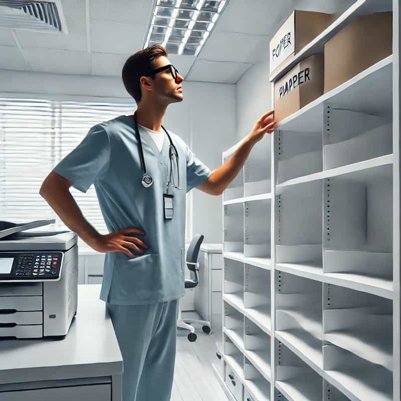 在庫切れによる業務停止リスクのイメージ画像