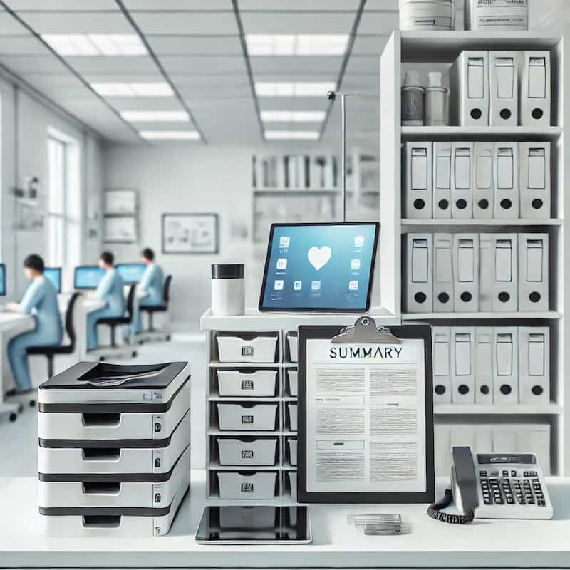 病院のトナー管理まとめのイメージ画像